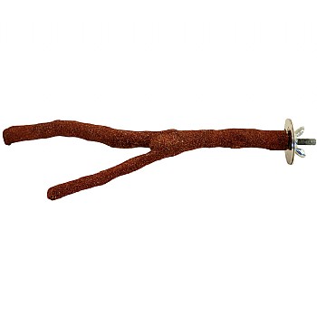 Mineral Forked Perch for Parrots - Medium