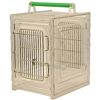 Perch and Go Acrylic Parrot Travel Cage