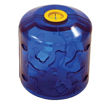 Chase n Chomp Seek-It Rolling Barrel of Fun Dog Toy