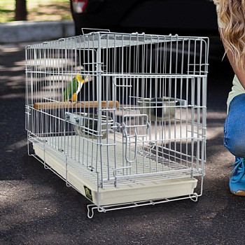 Folding Parrot Travel Cage