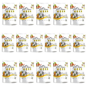 Your Parrot Vital Pellets Fruit and Vegetable Blend Complete Parrot Food 900g Case of 16