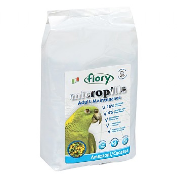 Fiory MicroPills Cold Pressed Pellets Amazon and Cockatoo Parrot Food 1.4kg