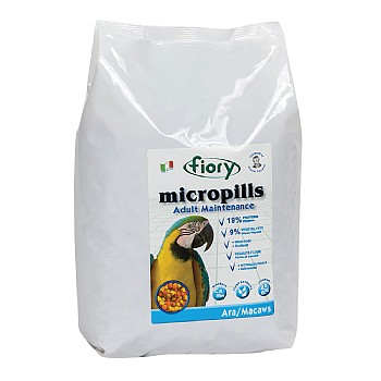 Fiory MicroPills Cold Pressed Pellets Macaw Parrot Food 2.5kg