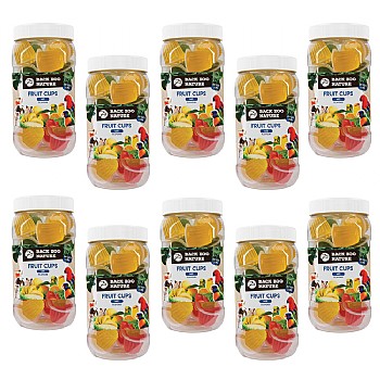 Tubs of 24 Assorted Jelly Cups Parrot Treats - Case of 10