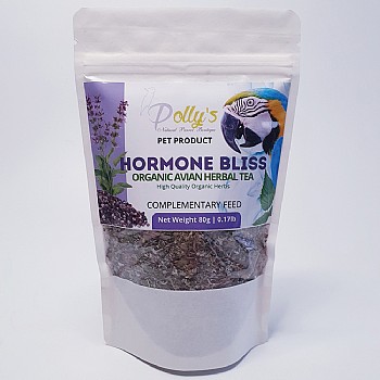 Hormone Bliss Organic Avian Herbal 80g Tea for Parrots