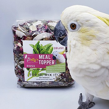 Polly`s Natural Organic Parrot Meal Topper Rose 300g