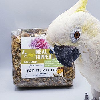 Pollys_Natural Polly`s Natural Organic Parrot Meal Topper - Golden