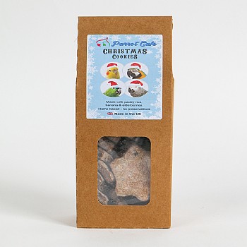 Parrot Cafe Festive Cookies Parrot Treats - 100g