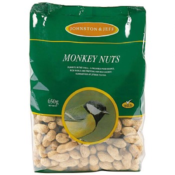 Johnston and Jeff Monkey Nuts for Wild Birds 650g
