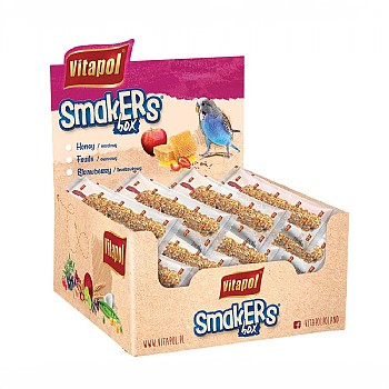 Box of 12 Vitapol Smakers Budgie Treat Sticks - Fruit