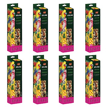 Vitapol Vitaline Twinpack Smaker Parrot Treat Stick Tropical Paradise Case of 8