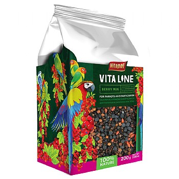 Vitapol Vita Line Berry Mix Parrot Treats 200g