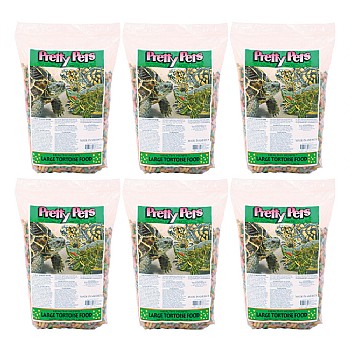 Pretty Pets Large Tortoise Food 3lb Case of 6