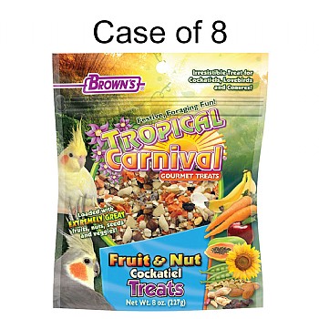 Brown`s Fruit & Nut Carnival Small Parrot - Case of 8