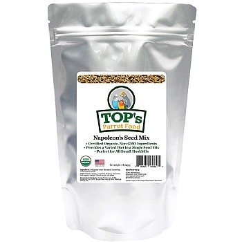 TOP`s Napoleon Seed and Soaking Mix Small Parrot Food 1lb