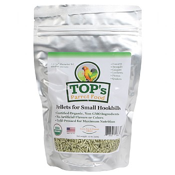 TOP`s Organic Parrot Food Small Pellets 12oz