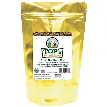 TOP`s All In One Seed and Soaking Mix Parrot Food 1lb