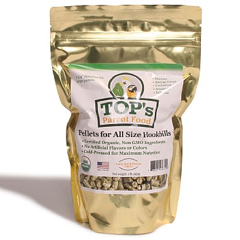 TOP`s Organic Parrot Food Large Pellets 1lb