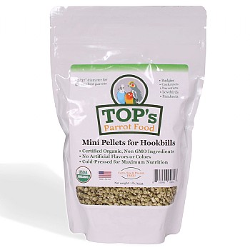 TOPS TOP`s Organic Parrot Food Mini Pellets 1lb