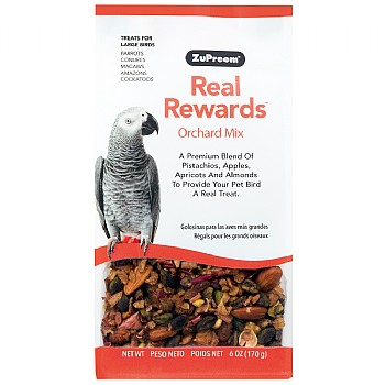 ZuPreem ZuPreem Real Rewards Orchard Mix for Large Parrots - 6oz
