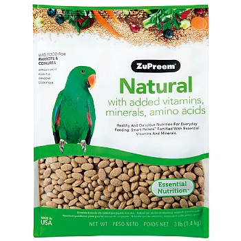 ZuPreem ZuPreem Natural Medium Parrot Food 3lb