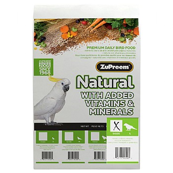 ZuPreem Natural Large Parrot Food - 20lb