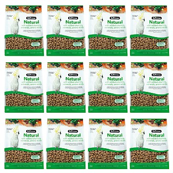 ZuPreem Natural Large Parrot Food 3lb Case of 12