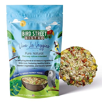 Bird Street Bistro Viva La Veggies 14oz Parrot Food