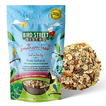 Bird Street Bistro Southern Feast Parrot Food 12oz