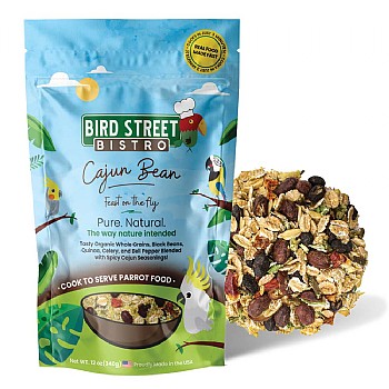 Bird Street Bistro Cajun Bean Feast On The Fly Parrot Food 12oz