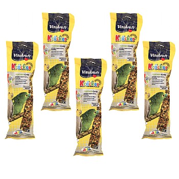 Vitakraft Feather Care Treat Stick for Pet Birds and Parrots Case of 5