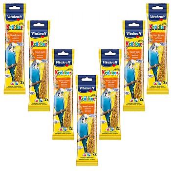 Vitakraft Budgie Treat Sticks Honey and Sesame Case of 7