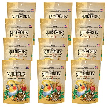 Lafeber NutriBerries Original Budgie & Cockatiel - 284g - Case of 12