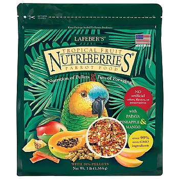Lafeber Lafeber NutriBerries Tropical Fruit Parrot 1.36kg