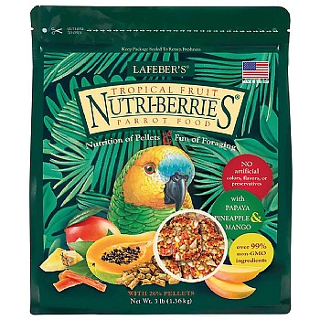 Lafeber NutriBerries Tropical Fruit Parrot 1.36kg