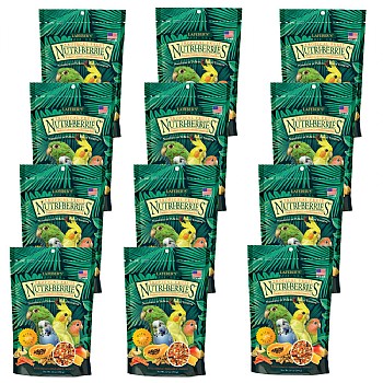 Lafeber NutriBerries Tropical Fruit Cockatiel - 284g Case of 12