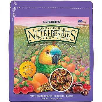 Lafeber NutriBerries Sunny Orchard Parrot - 1.36Kg