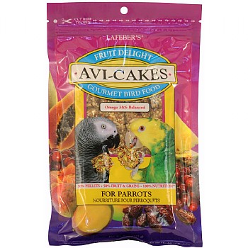 Lafeber Lafeber Fruit Delight AviCakes Parrot Treat 227g