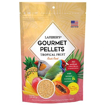 Lafeber Gourmet Pellets Tropical Fruit 453g Complete Finch Food