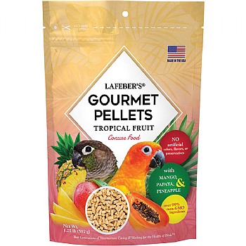 Lafeber Gourmet Pellets for Conures Tropical Fruit Food