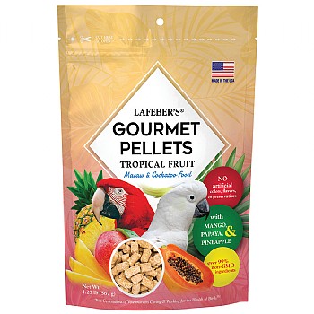 Lafeber Gourmet Pellets - Tropical Fruit - Macaw & Cockatoo Food