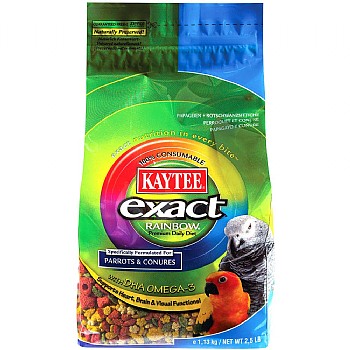 Kaytee Exact Rainbow Complete Food for Parrots & Conures