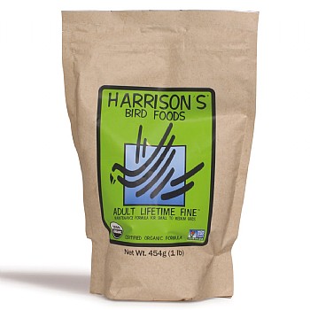 Harrison`s Adult Lifetime Fine 1lb Organic Parrot Food