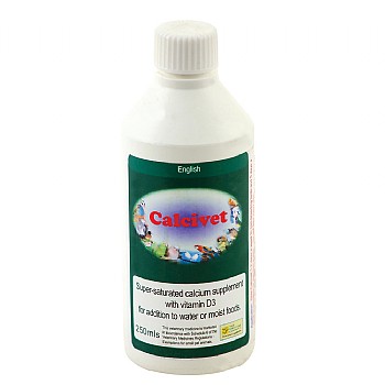 Calcivet 250ml Liquid Calcium and D3 Bird Supplement