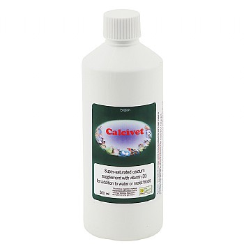 Calcivet 500ml Liquid Calcium and D3 Bird Supplement
