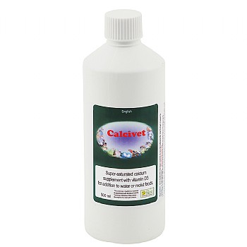 Calcivet 500ml Liquid Calcium and D3 Bird Supplement