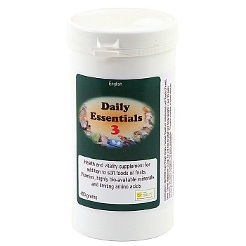 Daily Essentials 3 Powdered Multi-Vitamins for Parrots 400g