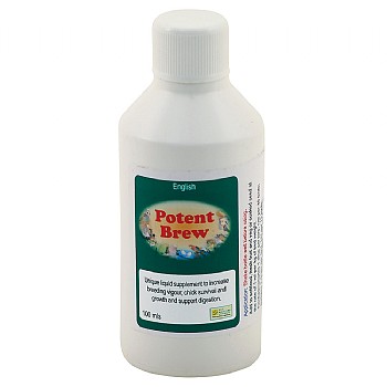 Potent Brew Live Probiotic 100ml Pet Bird Supplement