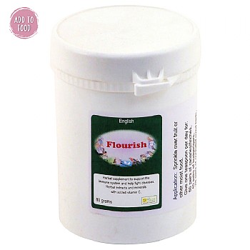 Flourish - 80g - Immune System Booster for Pet Birds