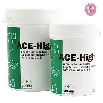 Vetark ACE-High Powdered Vitamin Supplement for Pet Birds & Parrots